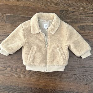 Baby GAP Tan Sherpa Jacket